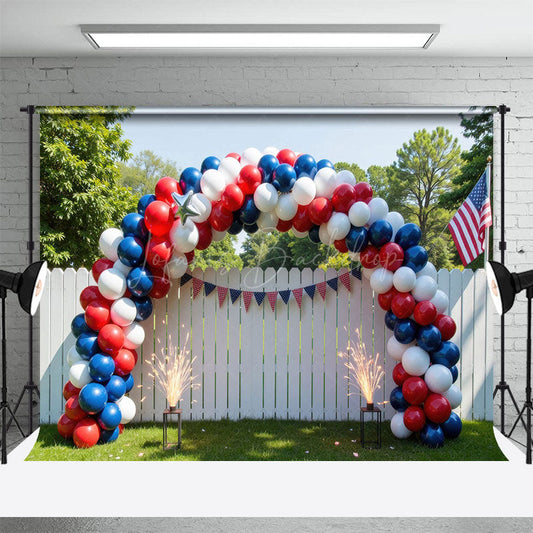 Lofaris Red White And Shiny Celebration Cake Smash Backdrop