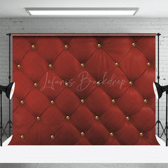 Lofaris Regular Burgundy Grid Photography Studio Backdrop