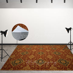 Lofaris Repeat Slovakia Pattern Photo Fabric Floor Backdrop