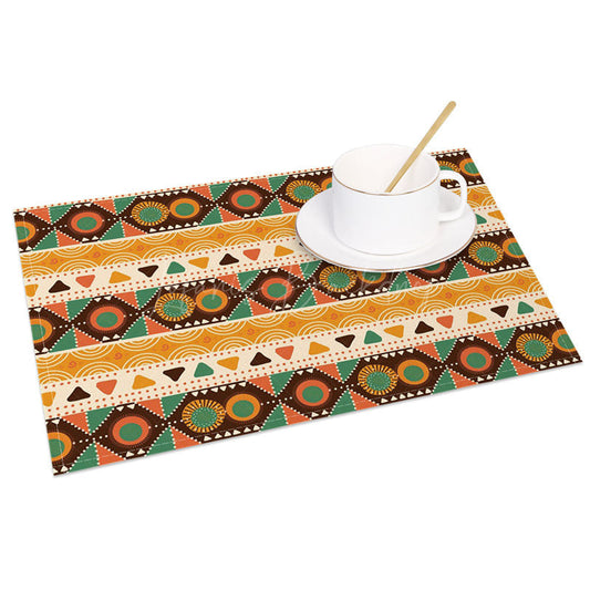 Lofaris Repeat Slovakia Patterns Warm Set of 4 Placemats