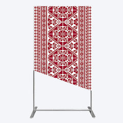 Lofaris Repeated Slovakia Pattern Birthay Rectangle Backdrop