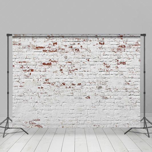 Lofaris Retro Bricks Wall Grass Floor Combo Set Backdrop