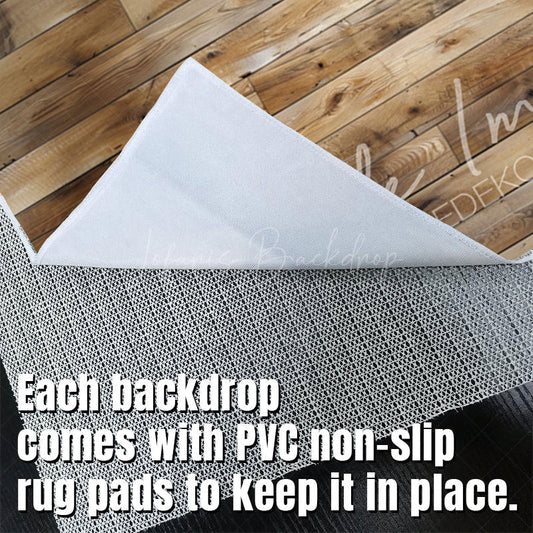 Lofaris Retro Brown Natural Wood Grain Fabric Floor Backdrop