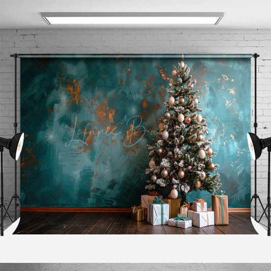 Lofaris Retro Old Style Wall Christmas Tree Holiday Backdrop