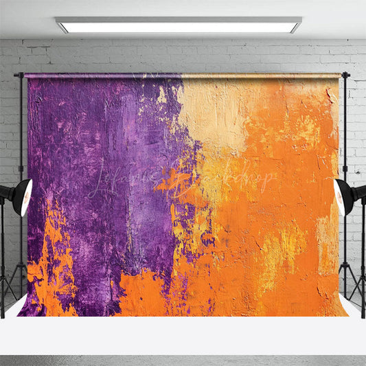 Lofaris Retro Solid Color Graffiti Wall Photography Backdrop