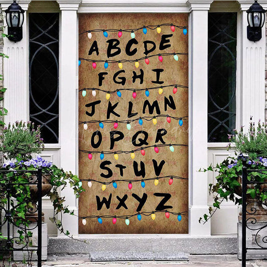 Lofaris Retro Wall Light Alphabet Happy Halloween Door Cover