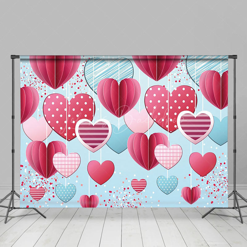 Lofaris Romantic Heart Shaped Valentines Day Lovely Backdrop