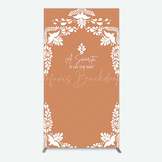 Lofaris Rustic Senorita Mexican Baby Shower Rectangle Backdrop