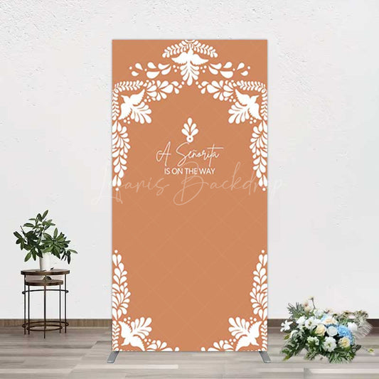 Lofaris Rustic Senorita Mexican Baby Shower Rectangle Backdrop