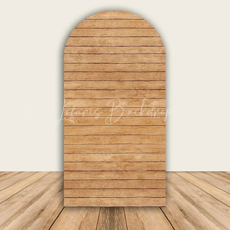 Lofaris Rustic Wood Arch Backdrop Farmhouse Wooden Wall Photo Prop Country Wedding Bridal Shower Decor