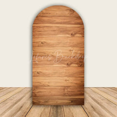Lofaris Rustic Wood Arch Backdrop Farmhouse Wooden Wall Photo Prop Country Wedding Bridal Shower Decor