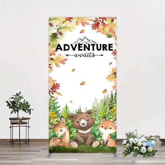 Lofaris Safari Adventure Awaits Baby Shower Rectangle Backdrop