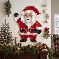 Lofaris Santa Claus Shimmer Wall Backdrop Sparkling Christmas Holiday Party Decor