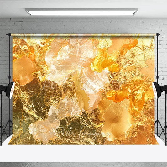Lofaris Shimmering Gold Foil Texture Photography Backdrop Elegant Abstract Metallic Background for Studio and Events