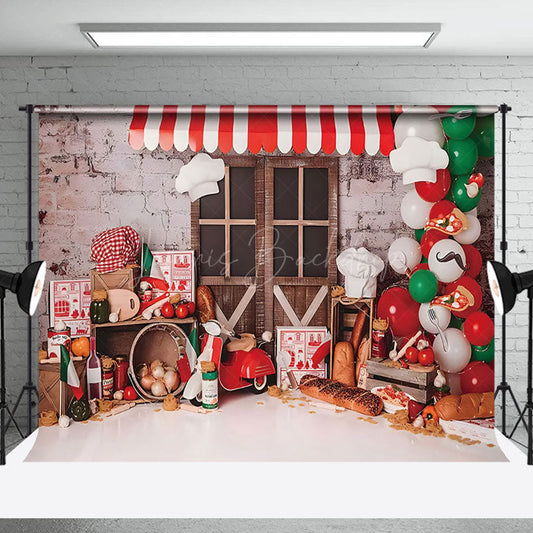Lofaris Shop Theme Christmas Cake Smash Photography Backdrop