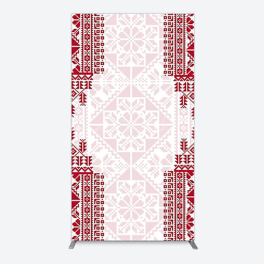 Lofaris Simple Slovakia Pattern Happy Birthday Rectangle Backdrop