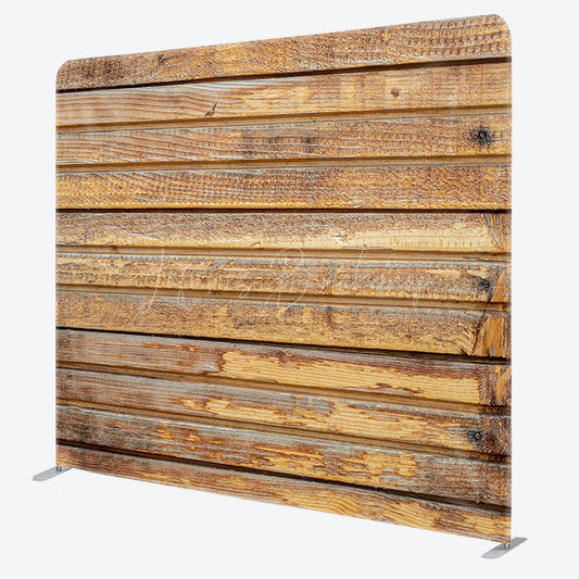 Lofaris Simple Wooden Photography Square Tension Backdrop