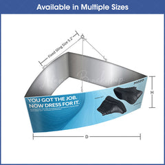 Lofaris Sky Tube Curved Triangle Hanging Banners for Fairs