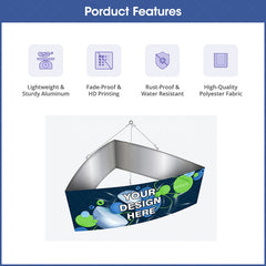 Lofaris Sky Tube Curved Triangle Hanging Banners for Fairs
