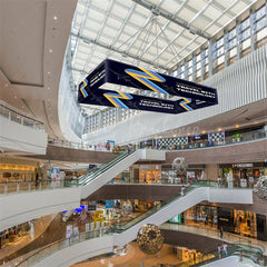Lofaris Sky Tube Rectangle Hanging Banners Displays for Fairs
