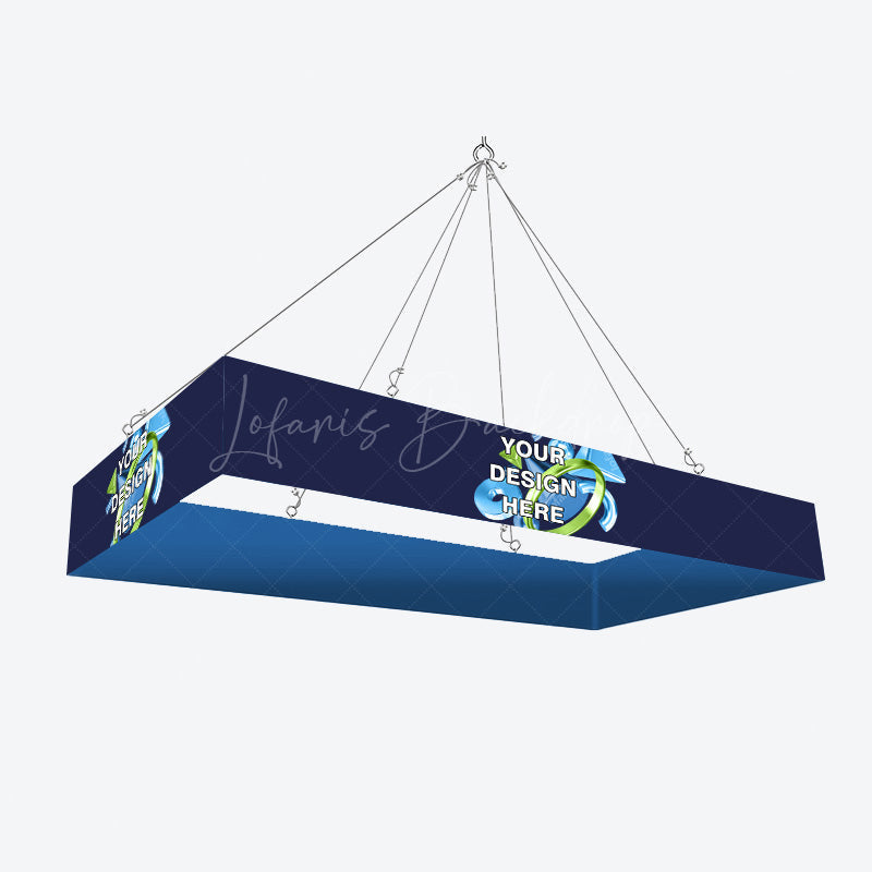 Lofaris Sky Tube Rectangle Hanging Banners Displays for Fairs