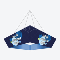 Lofaris Sky Tube Tapered Square Hanging Banners for Trade Show