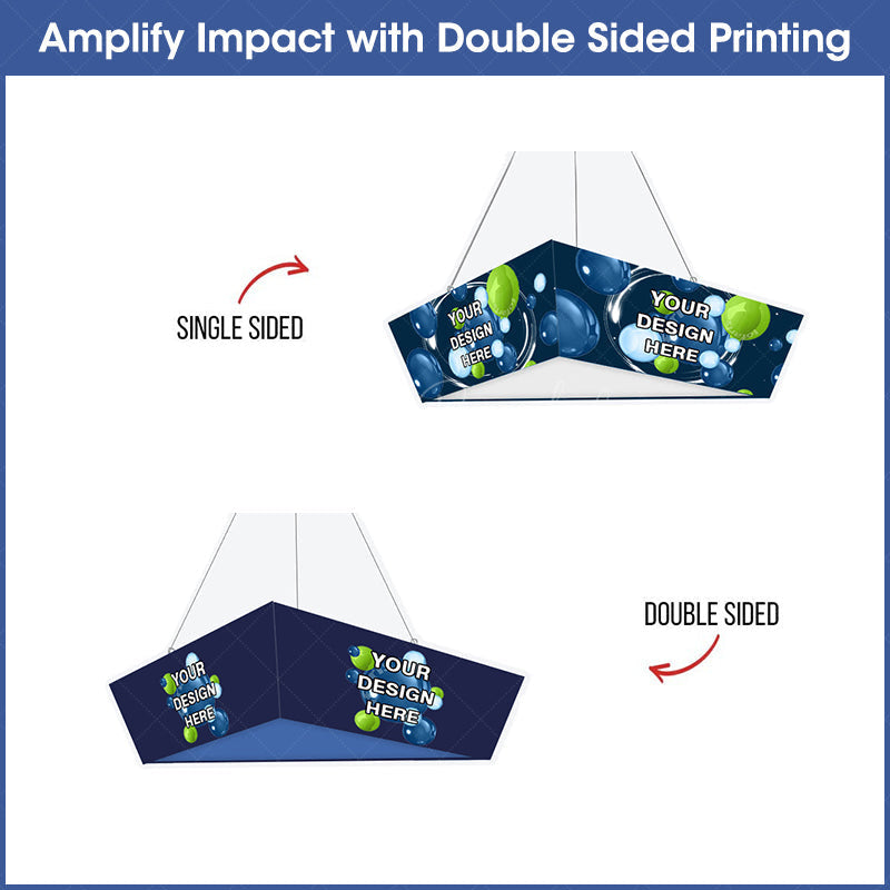 Lofaris Sky Tube Tapered Triangle Hanging Banners for Fairs