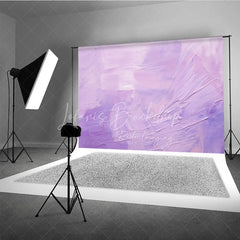 Lofaris Soft Lavender Oil Painting Texture Photography Backdrop Abstract Artistic Portrait Background
