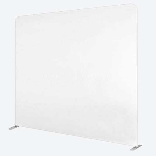 Lofaris Solid Color White Photo Booth Square Pillow Case Backdrop