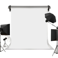 (Ship In 24HR) Solid White Cloth Backdrop Portrait Photography