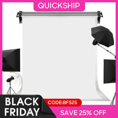 (Ship In 24HR) Solid White Cloth Backdrop Portrait Photography