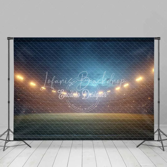 Lofaris Sports Stadium Night Game Backdrop Football Field Photography Background Energetic Arena Theme
