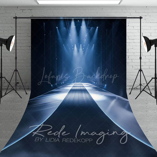 Lofaris Spotlight Dark Model Runway T Stage Sweep Backdrop