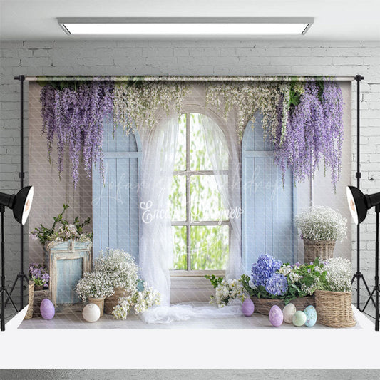 Lofaris Spring Indoor Scene Floral Decoration Linda Backdrop