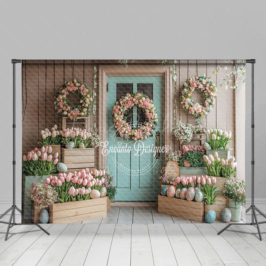 Lofaris Springtime Floral Colorful Archway Festival Backdrop