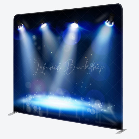 Lofaris Stage Lighting Bokeh Photo Square Tension Backdrop