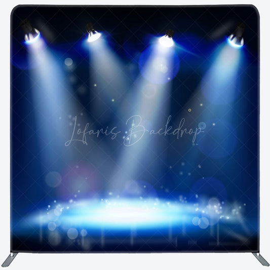 Lofaris Stage Lighting Bokeh Photo Square Tension Backdrop