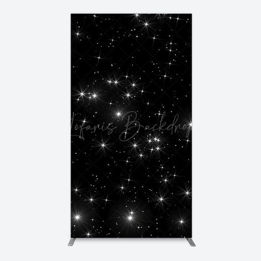 Lofaris Starry Sky Dark Night Happy Birthday Rectangle Backdrop