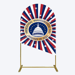Lofaris Stripe White House Inauguration Day Arch Backdrop