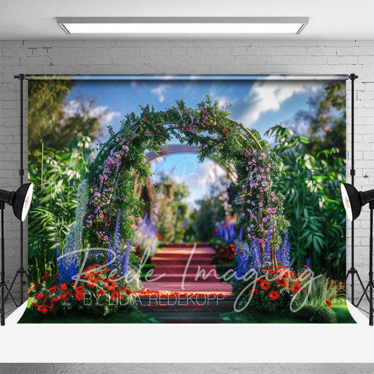 Lofaris Summer Plant Floral Arch Wedding Photography Backdrop