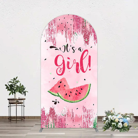 Lofaris Summer Watermelon Sweet Baby Shower Arch Backdrop