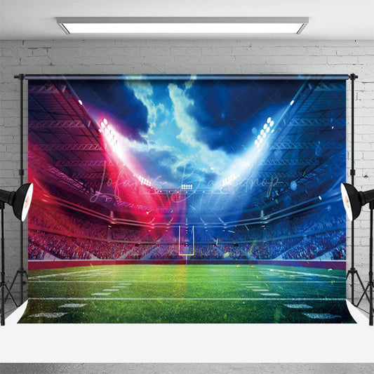 Lofaris Super Bowl Venue Blue Sky Sport Photography Backdrop