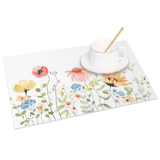 Lofaris Sweet Floral Fresh Spring Vibe Set of 4 Placemats