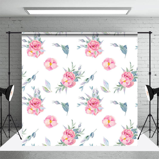Lofaris Sweet Floral Leaves Fine Art Photography Backdrop