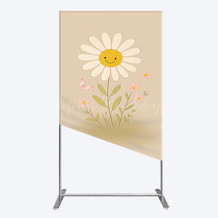 Lofaris Sweet Flower Butterfly Happy Birthday Rectangle Backdrop