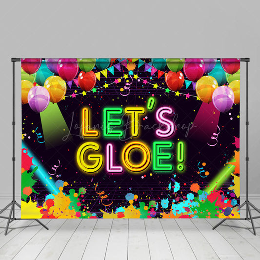 Lofaris Sweet Graffiti Wall Lets Gloe Dance Photo Backdrop