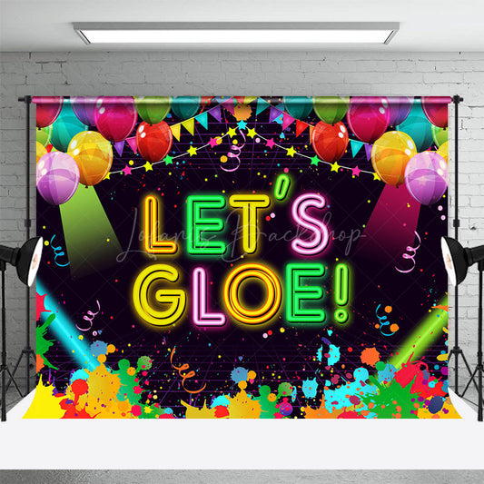 Lofaris Sweet Graffiti Wall Lets Gloe Dance Photo Backdrop