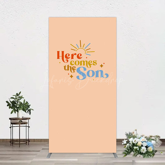 Lofaris Sweet Here Comes The Sun Baby Shower Rectangle Backdrop