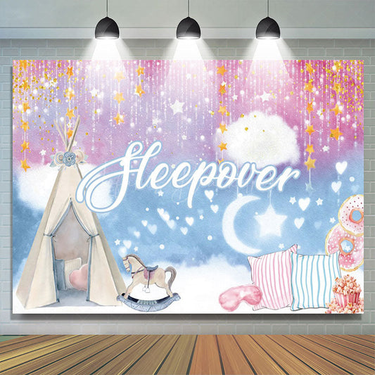 Lofaris Sweet Moonlights Tent Pillow Gift Sleepover Backdrop