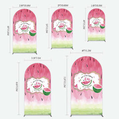 Lofaris Sweetie One In A Melon Birthday Arch Backdrop